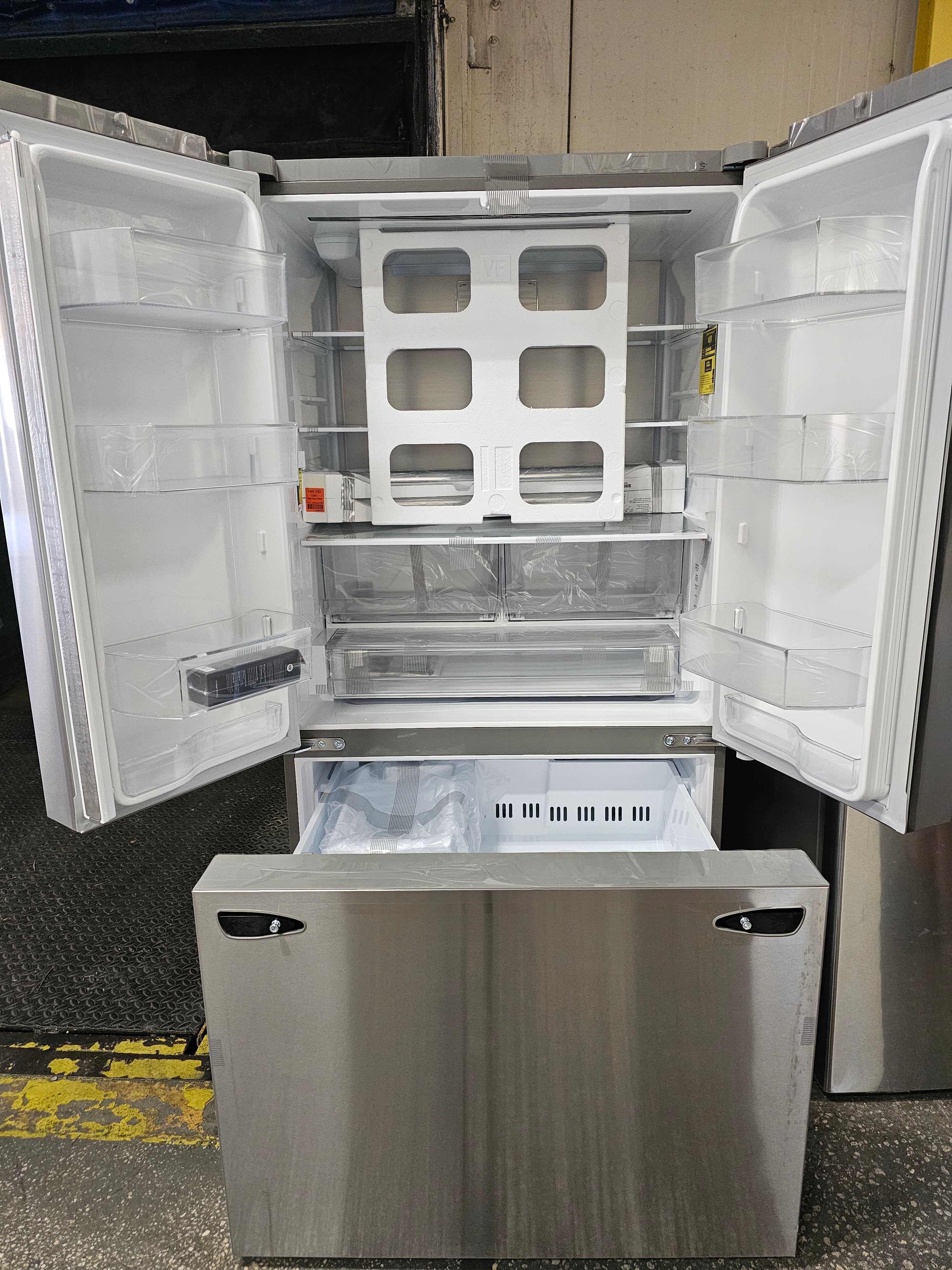 LG Counter-Depth MAX 26.5 Cu. Ft. French Door Smart Refrigerator with Internal Water Stainless Steel
